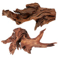 WDEFUN Natural Driftwood for Aquarium Decor, 2-Piece 10''-14'' Large Driftwood for Decorations on Fish Tank, Reptiles Bearded Dragon Accessories or Air Plants